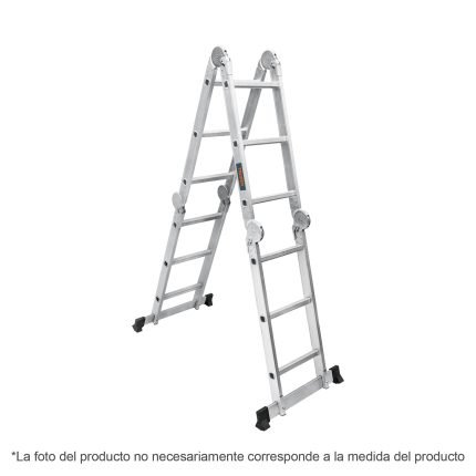 ESCALERA MULTIPOSICIÓN 12 PELDAÑOS TIPO I - TRUPER