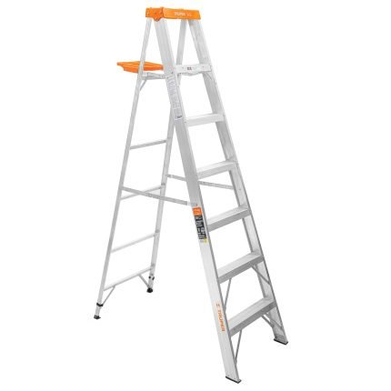 ESCALERA DE TIJERA TIPO II 6 PELDAÑOS Y BANDEJA - TRUPER