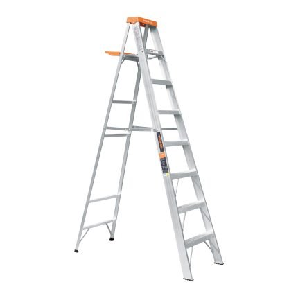 ESCALERA DE TIJERA TIPO II 7 PELDAÑOS Y BANDEJA - TRUPER