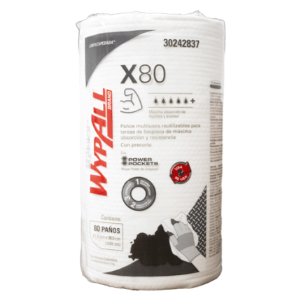 Paños Multiusos Reutilizables WYPALL X80